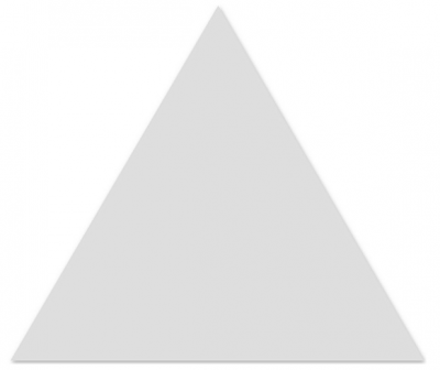 Керамогранит WOW 114035 Floor Tiles Triangle Ice White Matt 20x23 белый глазурованный матовый моноколор