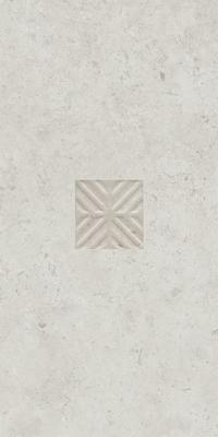 Декоративная плитка Kerama Marazzi ID127 Карму наборный 30х60 серый матовый с орнаментом