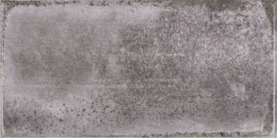 Настенная плитка Fabresa Vita grafite 10x20 графитовая глянцевая под цемент в стиле лофт