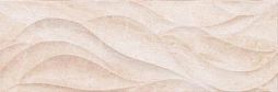 Настенная плитка Laparet 17-10-11-1179 х9999132712 Pegas бежевый 60x20 бежевая глазурованная матовая / неполированная волнистая / под мрамор