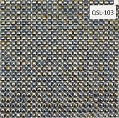 Мозаика Gidrostroy Glass Mosaic QSL-103 30x30 стеклянная темно-серая глянцевая, чип 10x10 квадратный
