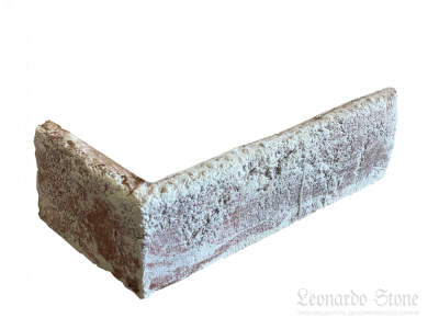 Угловой элемент Leonardo Stone Дижон 440 коричневый рельефный под камень