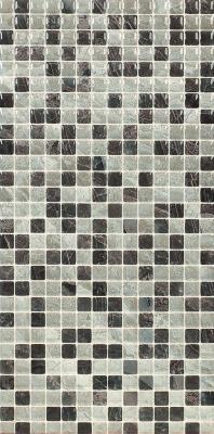 Настенная плитка Keratile Danae Cube Gris 50x20 глянцевая под мозаику / под мрамор