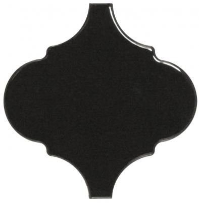 Настенная плитка Equipe 21935 Scale 12x12 черная глянцевая моноколор
