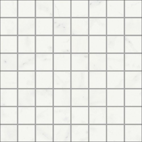Мозаика Italon 610110000630 Шарм Делюкс Микеланжело Мозаика Люкс / Charme Delux Michelangelo Mosaico Lux 29.2x29.2 белая глянцевая под мрамор, чип квадратный