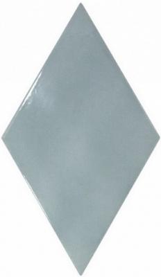 Настенная плитка Equipe 22752 Rhombus 26.3x15.2 голубая глянцевая моноколор