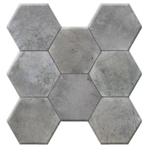 Hexagonal Cement Gris 37,2х38,8