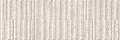 Настенная плитка Peronda 5087834756 Manhattan Silver Wavy SP/R 33.3x100 серая матовая / рельефная под бетон / цемент