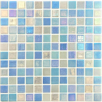 Мозаика Vidrepur С0002930 Shell Mix 551/552/557 31.7x31.7 микс глазурованная глянцевая под мозаику