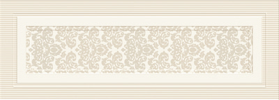 Керамическая плитка Eurotile Ceramica 222 VAN2BG Valentino 69.5x24.5 бежевая глянцевая с узорами