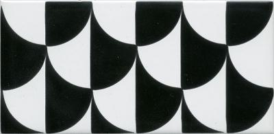 Декор Kerama Marazzi NT\A215\16000 Граньяно 15x7.4 черно-белый глазурованный глянцевый