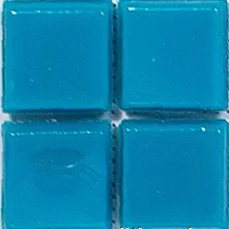 Мозаика Rose Mosaic AJ55+1 Casablanca / Galaxy 31.8x31.8 синяя глянцевая, чип 10x10 квадратный