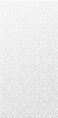 Настенная плитка Dualgres Buxy White 30х60 белая глазурованная глянцевая с орнаментом