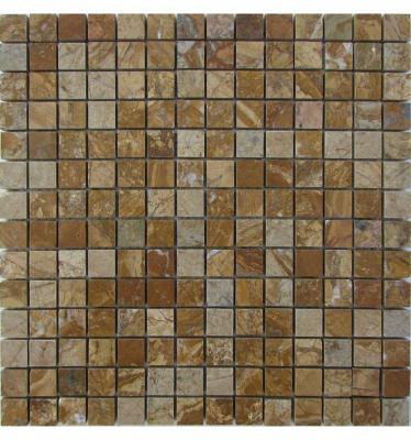 Мозаика FK Marble 35538 Classic Mosaic M097-20-8P 30.5x30.5 коричневая полированная