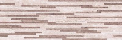 Настенная плитка Laparet 17-10-11-1178 х9999132711 Pegas бежевый 60x20 бежевая / коричневая глазурованная матовая / неполированная под мозаику / под мрамор