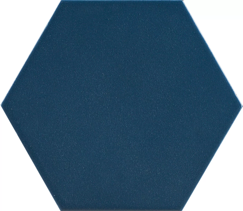 Керамогранит Pamesa 15-292-118-1955 Hex Mayfair Navi 19.8x22.8 синий матовый моноколор