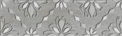 Декор Kerama Marazzi VT\A239\9016 Шеннон 28.5x8.5 серый матовый с орнаментом