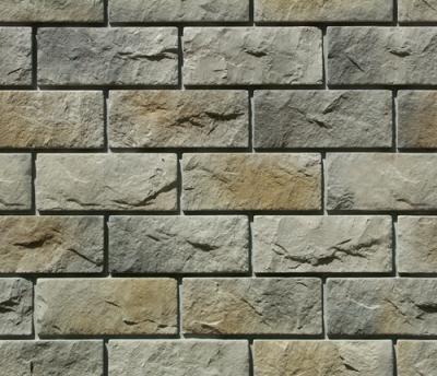 Камень искусственный White Hills 406-80 Йоркшир 30x12 серый рельефный / матовый под кирпич