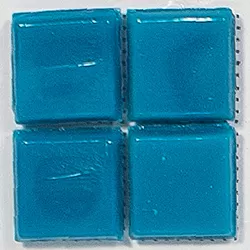 Мозаика Rose Mosaic AJ55+7 Casablanca / Galaxy 31.8x31.8 синяя глянцевая, чип 10x10 квадратный