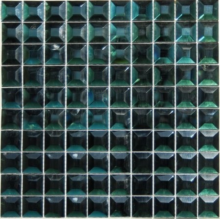 Мозаика Rose Mosaic HG-005 Специальная серия 30x30 зеленая глянцевая, чип 30x30 квадратный