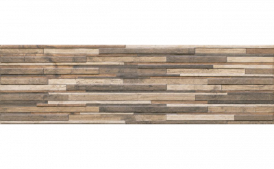 Настенная плитка Cerrad Zebrina wood 17.5x60 коричневая матовая под камень