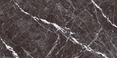 Керамогранит Casalgrande Padana Marmoker Deep Dark Luc 60x120 белый / черный полированный под оникс / мрамор