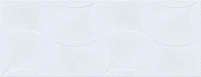 Настенная плитка La Platera Saten Blanco Twist 35x90 белая рельефная / матовая моноколор