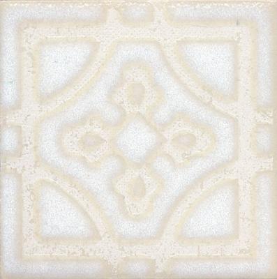 Напольная вставка Kerama Marazzi STG\B406\1266 Амальфи 9.9x9.9 белая матовая с орнаментом