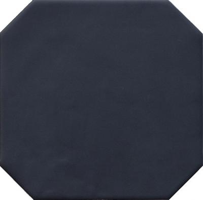 Керамогранит Equipe 20554 Octagon Negro Mate 20x20 черный натуральный моноколор