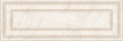 Настенная плитка Eurotile Ceramica 583 EMM1BG Ermitage 89.5x29.5 бежевая / коричневая глазурованная глянцевая под мрамор
