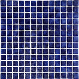 Мозаика Ezarri 2503-Д Antislip 31.3х49.5 синяя глянцевая