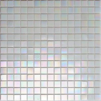 Мозаика ROSE MOSAIC WA02 Rainbow (размер чипа 20x20 мм) 32.7x32.7 белая глянцевая моноколор перламутр