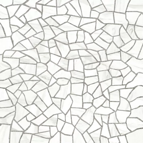 Керамогранит Керамин Барселона 7 50x50 белый глазурованный матовый под камень