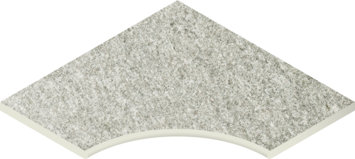 Спецэлемент Italon 620090001048 Нордика Айс Бортик угловой закругленный 30 / Nordica X2 Ice Bordo Ang.Round 30 60x60 светло-серый натуральный под камень
