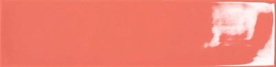 Настенная плитка TAU Ceramica 02985-0006 Maiolica Gloss Coral 7.5x30 красная глянцевая моноколор