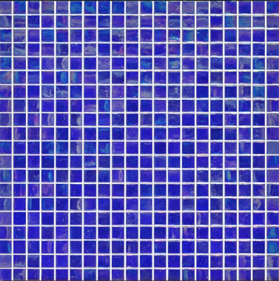 Мозаика ROSE MOSAIC WJ20 Galaxy (размер чипа 15x15 мм) 32.7x32.7 синяя глянцевая моноколор перламутр