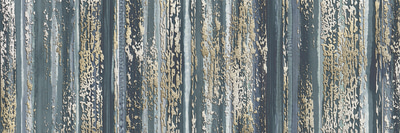 Декоративная плитка ALMA Ceramica DWA11TOR626 Tori 60x20 синяя рельефная / глазурованная глянцевая полосы