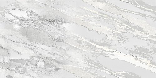 Декоративная плитка Ceramiche Brennero 39824 Istinkto Sheer White 60x120 белая рельефная под металл / с узором