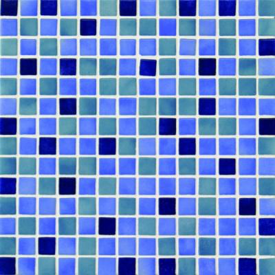 Мозаика Ezarri Mix 25001-С микс 31.3х49.5 голубая глянцевая