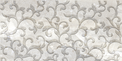Декоративная плитка Laparet OS\A166\34057 х9999281810 Michel 50x25 бежевая глазурованная глянцевая под мрамор с узорами