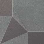 Декор Kerama Marazzi SBD037\SG1591 Матрикс 20x20 темно-серый матовый геометрия / под камень