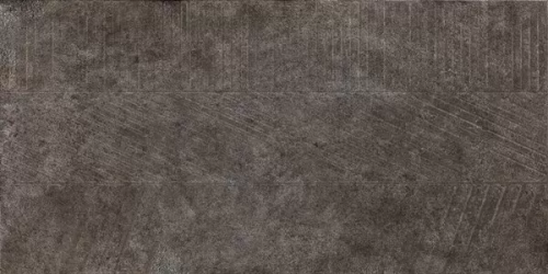 Керамогранит Керамин Бруклин 30x60 чёрный глазурованный матовый под камень с узором