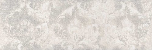 Декоративная плитка Kerama Marazzi MLD\A91\13046TR Гренель 30x89.5 (9 мм) серая матовая под камень / с орнаментом