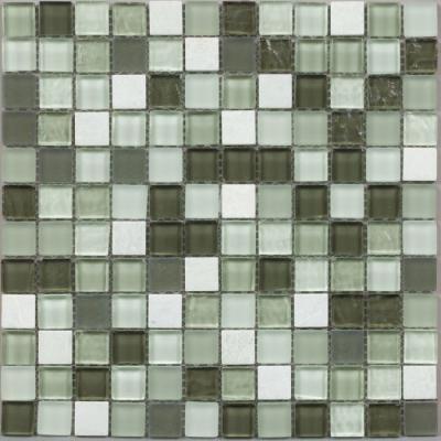 DAO-07 мозаика камень+стекло 300х300 чип 23х23  (0,09м)