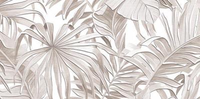 Декоративная плитка ALMA Ceramica DWU09BNT014 Bonita 50x24.9 бежевая глазурованная матовая флористика
