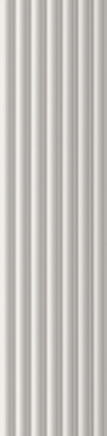 Настенная плитка 41zero42 4101016 Superclassica SCB Bianco Pli 8 мм Люкс 10x40 белая глянцевая полосы