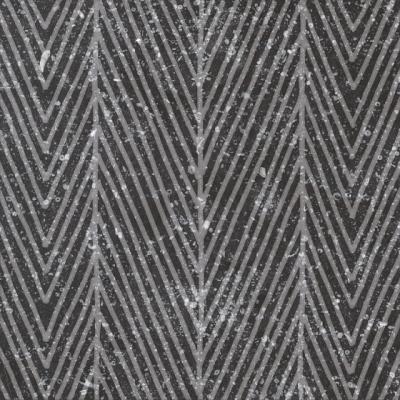 Керамогранит Equipe 23571 Coralstone 20x20 черный глазурованный матовый с орнаментом