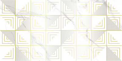 Декоративная плитка Laparet OS\A195\34050 х9999281775 Blondi 50x25 белая глазурованная глянцевая под геометрию