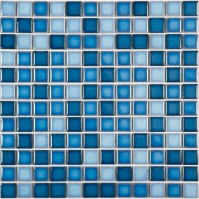 Мозаика NSmosaic PORCELAIN PW2323-03 300х300 синяя глянцевая
