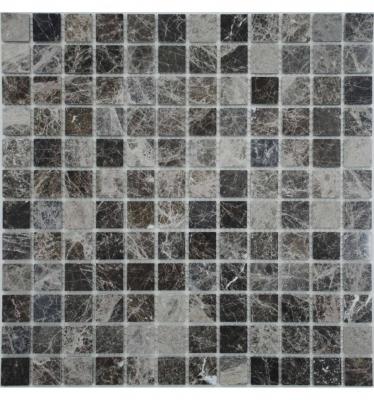 Мозаика FK Marble 35803 Classic Mosaic Sultan Dark 23-4P 30.5x30.5 серая полированная